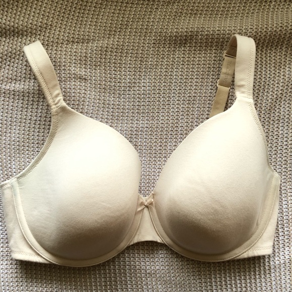 Cacique Intimates Womens Size 40 DD White Smooth Lightly Lined Full Coverage Bra